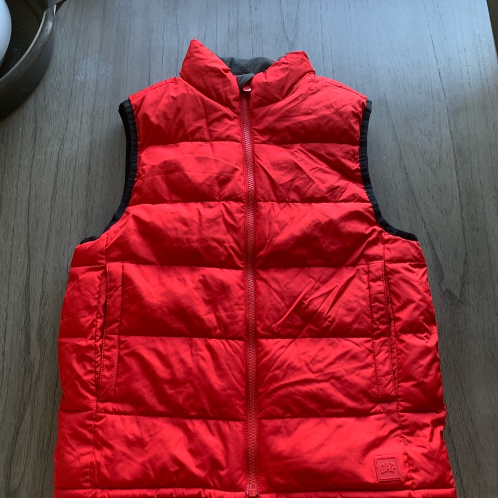GAP Kids Vibrant Red Quilted Vest